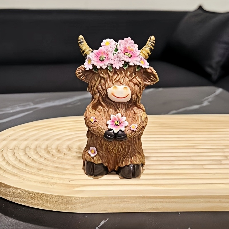 Декоративна фигура от смола — марка Xusheng; Категория: Смолени занаяти; Материал: синтетична смола; Опаковка: картон; Подходящи за подарък: сватби, рождени дни, дипломиране, преместване