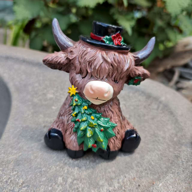 Декоративна фигура от смола — марка Xusheng; Категория: Смолени занаяти; Материал: синтетична смола; Опаковка: картон; Подходящи за подарък: сватби, рождени дни, дипломиране, преместване