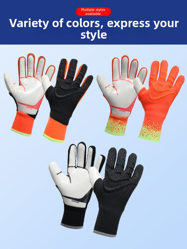 Gólman rukavice na futbal (Latex, Unisex, Prispôsobiteľné, Ochrana prstov, Tréning)