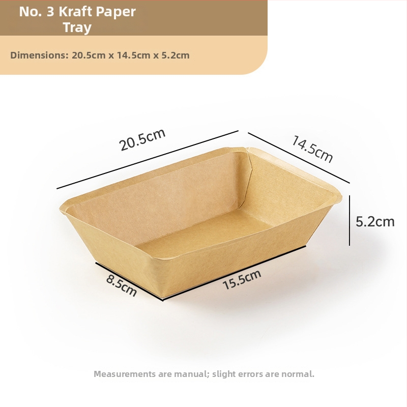 Jednorazový tanier z kraftového papiera, obdĺžnikový tvar, nie je vhodný do mikrovlnky, nebiodegradovateľný, typ riadu – tanier