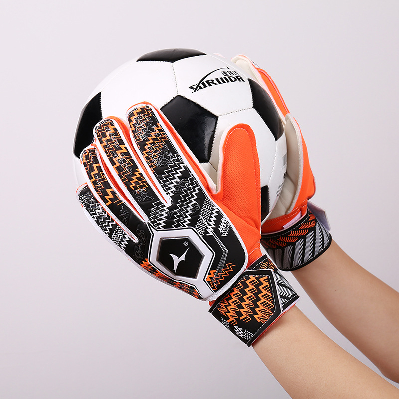 Mănuși de portar pentru fotbal din latex, protecție a degetelor, antiderapante, antrenament, unisex