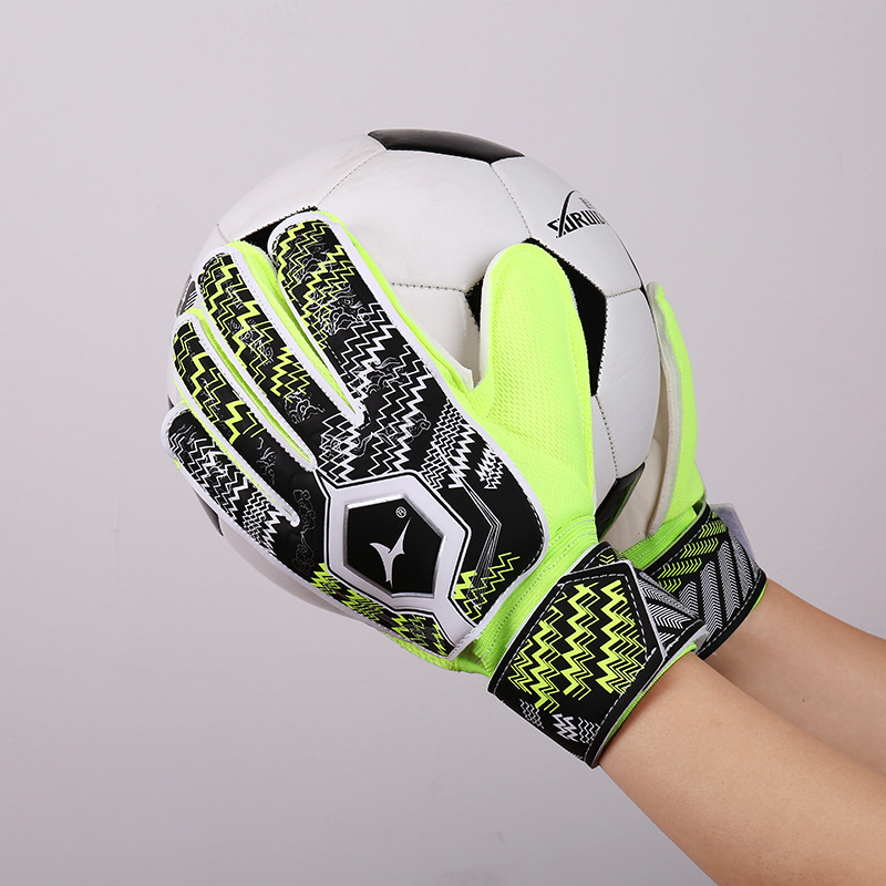 Mănuși de portar pentru fotbal din latex, protecție a degetelor, antiderapante, antrenament, unisex