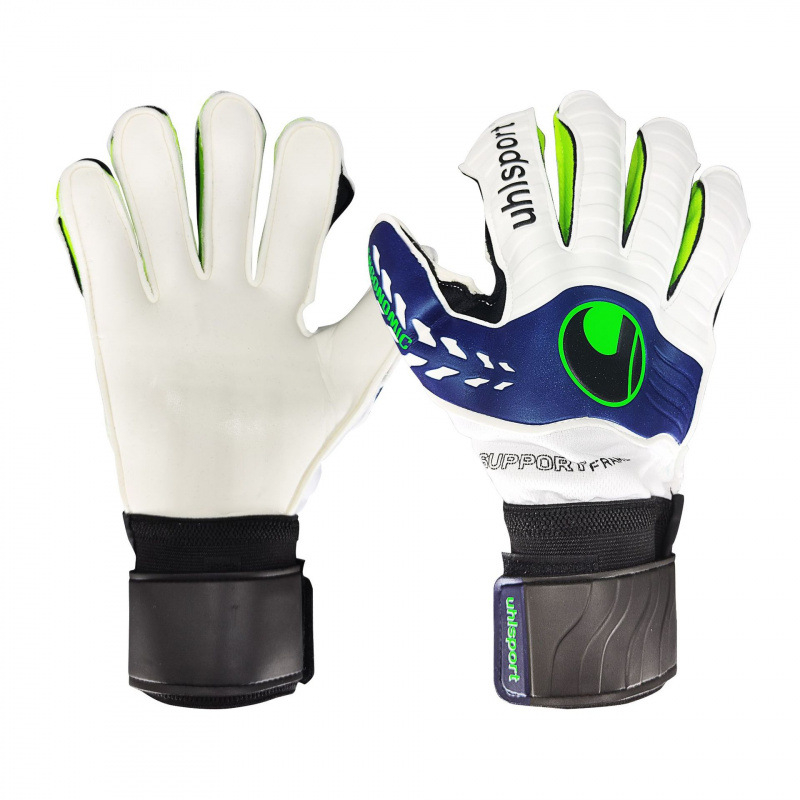 Mănuși de portar pentru fotbal, semi-latex, protecție pentru degete, antialunecare și rezistente la uzură, PU+latex, marca Yousibao, unisex, pentru fotbal