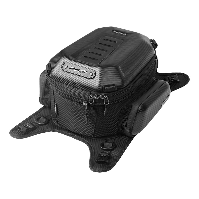 Proširiva torbica za gorivo za motocikl s čvrstim kućištem, 15L, model MTR3001, Rhinowalk