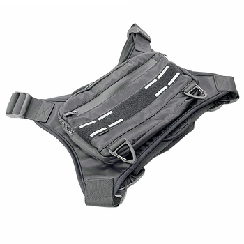 Modelul 2306: Geantă toracică pentru alergare – 2L, poliester, cu protecție împotriva ploilor, pentru ciclism