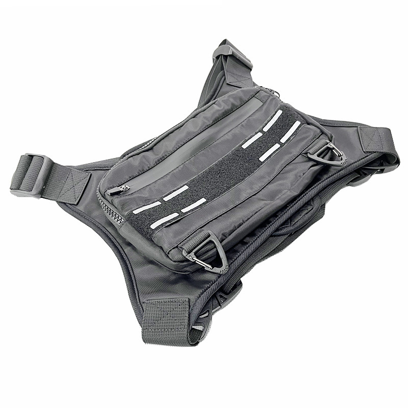 Modelul 2306: Geantă toracică pentru alergare – 2L, poliester, cu protecție împotriva ploilor, pentru ciclism