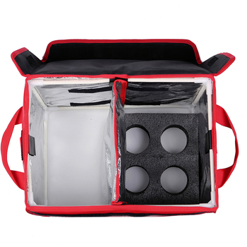 Hordozható, szigetelt pohár- és tál tartó kiszállításhoz, italok és tejtea számára (Anyag: 20213; Dobozonként: 10 db; Kategória: Ice pack; Márka: Food dart office)