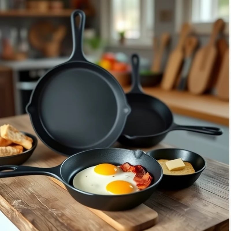 Tigaie din fontă, fără acoperire (Model JP70; Adâncime 3 cm; Greutate 2,5 kg)