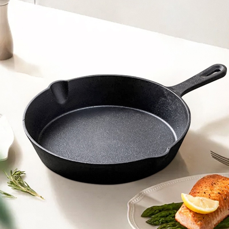 Tigaie din fontă, fără acoperire (Model JP70; Adâncime 3 cm; Greutate 2,5 kg)