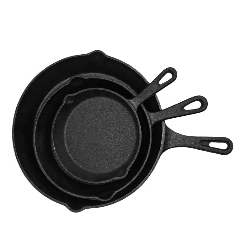 Tigaie din fontă, fără acoperire (Model JP70; Adâncime 3 cm; Greutate 2,5 kg)