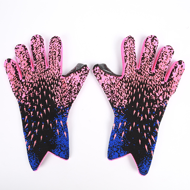 Unisex rukavice za golmana nogometa s latexom, protukliznim gripom, zaštita prstiju i otpornost za treninge