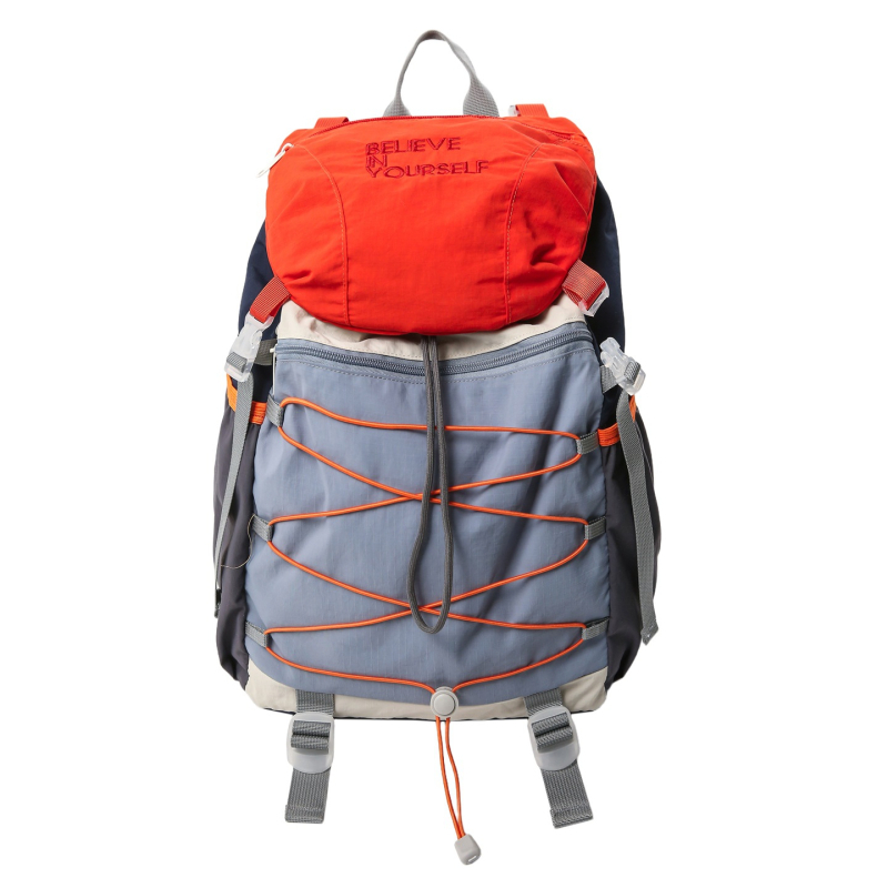 Планинарска раница от найлон, унисекс, дишаща, извити презрамки, за спортове на открито