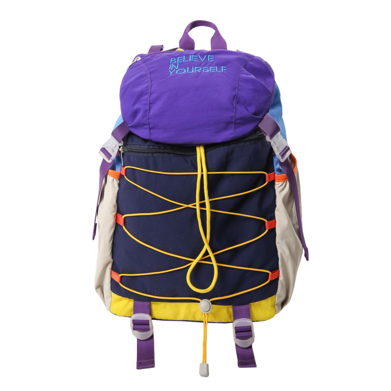 Планинарска раница от найлон, унисекс, дишаща, извити презрамки, за спортове на открито