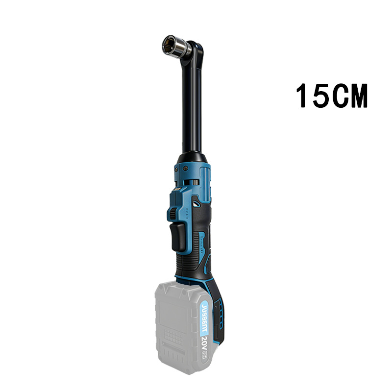 Elektromos racsnis csavarhúzó, 90°-os szög, 21V Li-ion akkumulátor, nyomaték 80 Nm, súly 0,9 kg