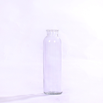 Γυάλινο μπουκάλι τσαγιού με φελλό, στρογγύλος σχεδιασμός, γυαλί υψηλής λευκότητας; προσαρμοσμένο λογότυπο; ματ φινίρισμα.