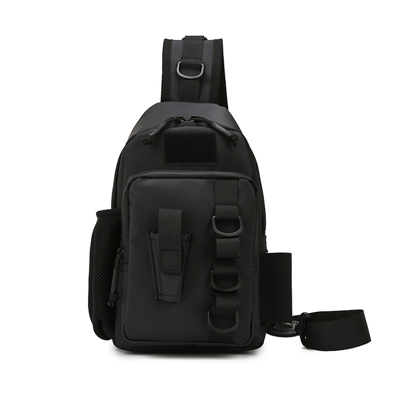 Vanjska pojas torba za skladištenje mamaca i alata za mamce, crossbody stil, unisex, poliester (Materijal: Poliester; Primjenjivi sportovi: Penjanje, Planinarenje, Kampiranje, Vožnja bicikla; Funkcija: Skladištenje)