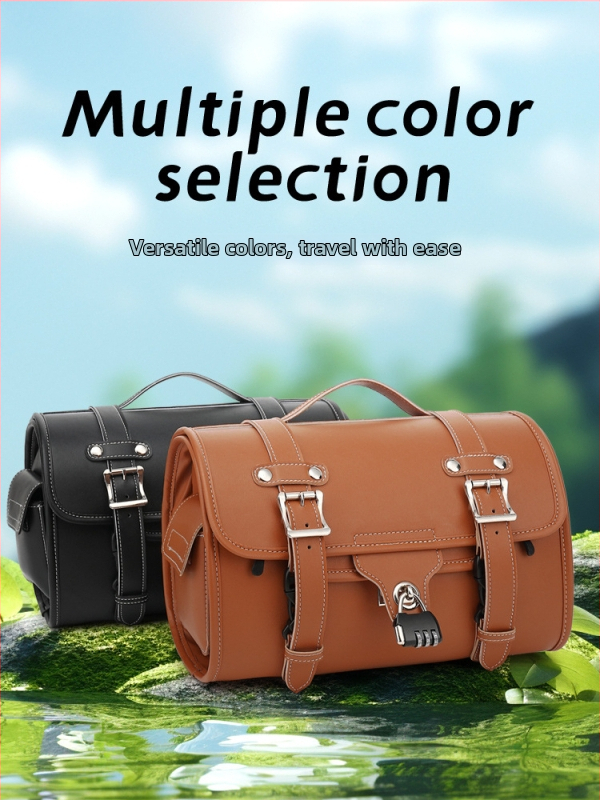 Zadná taška na elektrický motocykel, PU koža, objem 20 l, model 821, značka He's