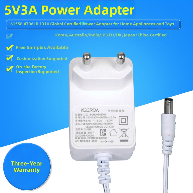 Napájací adaptér KEERDA, model 71, 5V 3A, Austrálsky štandard SAA61558, Pôvodný, OEM dostupný, pre mobilné telefóny