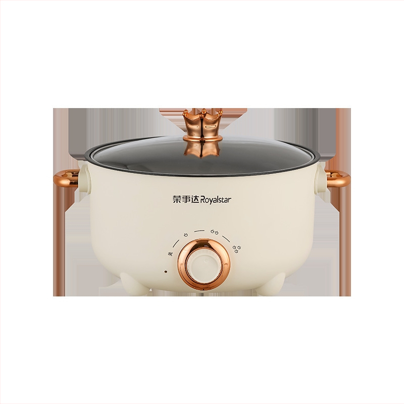 Royalstar електрическа готварска тенджера, капацитет 2.1–4 л, за 4–5 души, механично управление, бързо пара, съд от неръждаема стомана