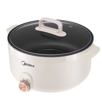 Električni hot pot – posuda od lijevanog željeza, funkcija prženja, 1000–1200 W, unutarnja posuda od legure, funkcija protiv isušivanja