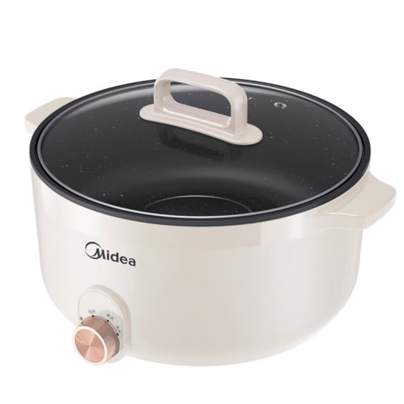 Električni hot pot – posuda od lijevanog željeza, funkcija prženja, 1000–1200 W, unutarnja posuda od legure, funkcija protiv isušivanja
