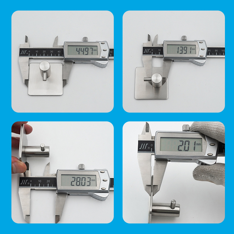 Стенно монтиран държач за кърпи от неръждаема стомана с единична кука – модерен аксесоар за баня, 15 кг максимално натоварване