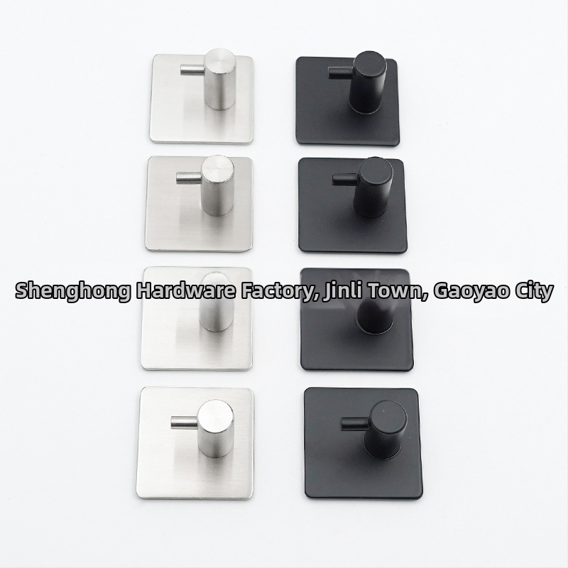 Стенно монтиран държач за кърпи от неръждаема стомана с единична кука – модерен аксесоар за баня, 15 кг максимално натоварване