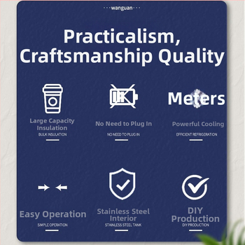 Wanguan WGBB-013 Neelektrický chladiaci pohár pre DIY džúsy, smoothies a mliekové nápoje