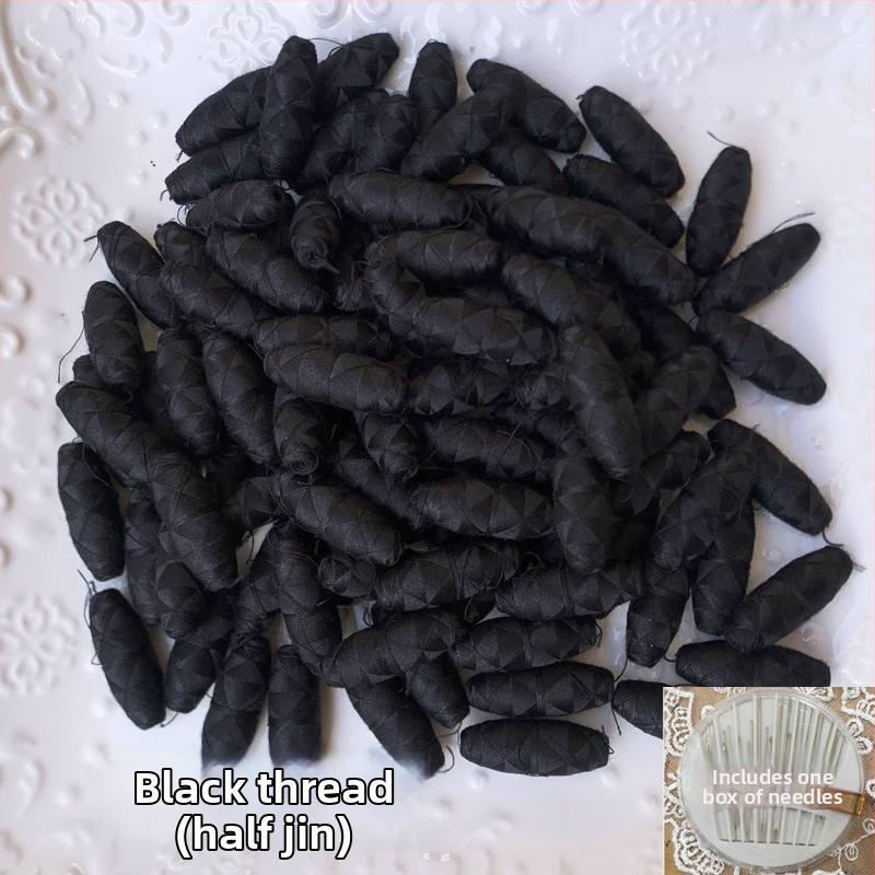 Šijacie niť na ručné šitie – mini domáce použitie, malá rolka, 200 kusov