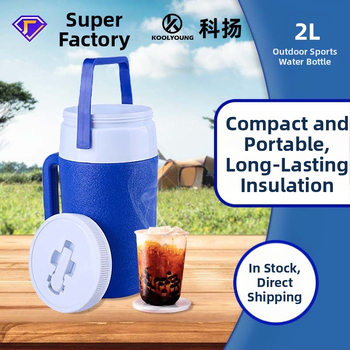 KOOYOUNG 2L PP Ice Pack — Prenosný vonkajší izolačný pohár pre rýchle chladenie