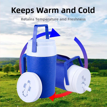 KOOYOUNG 2L PP Ice Pack — Prenosný vonkajší izolačný pohár pre rýchle chladenie