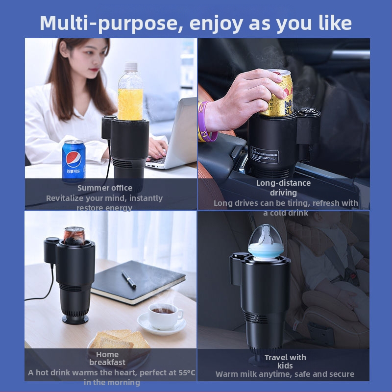 Mini autohladnjak s grijanjem i hlađenjem za napitke, kompaktni hladnjak za studentski dom