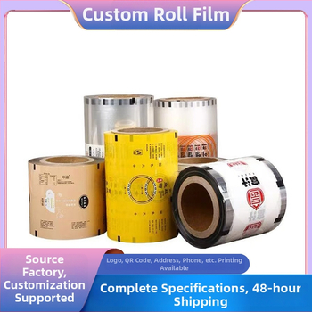 Prispôsobený film krytu pohára na mliečny čaj, Anti-fog, uzatvárací film, OPP/PP, 7 silk, Dobré ťahové vlastnosti, Značka Corinat, Kód produktu 059