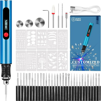Újratölthető gravíró toll lítium akkumulátorral – körömdíszítésre és jádefaragásra, elektromos polírozó, DC 10-30V