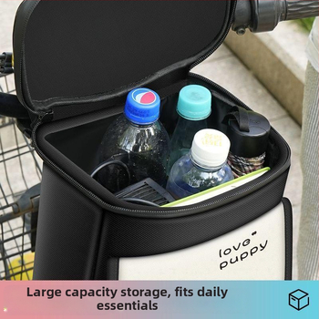 Kepu predná taška na riadidlá pre elektrické bicykle – nepremokavá kapsa na telefón a nabíjačku, úložný vak