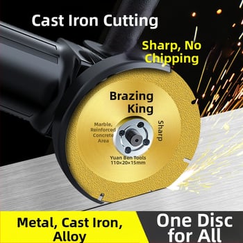 Διαμαντενιος δίσκος κοπής για γωνιακό τροχό – ξηρή κοπή μετάλλων και χυτού σιδήρου; κατάλληλος για ατσάλινα ράβδους, γωνιακούς προφίλ και τετράγωνα σωλήνες