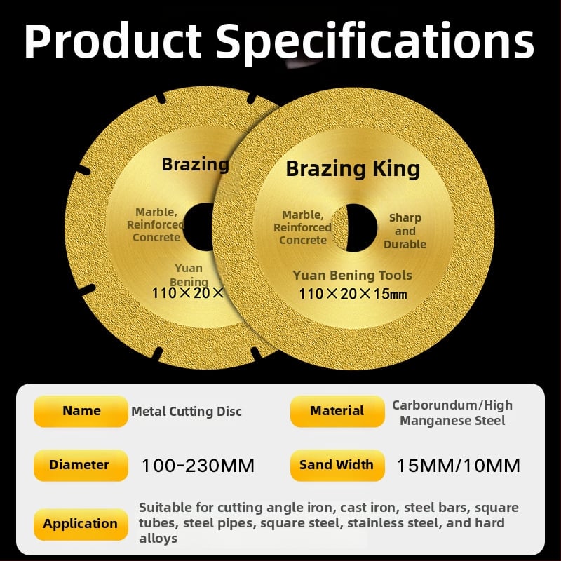 Διαμαντενιος δίσκος κοπής για γωνιακό τροχό – ξηρή κοπή μετάλλων και χυτού σιδήρου; κατάλληλος για ατσάλινα ράβδους, γωνιακούς προφίλ και τετράγωνα σωλήνες