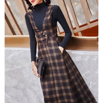 Kostim suknje: dugačka suknja do gležnja, dugi rukavi, poliester 95%+, gradski stil