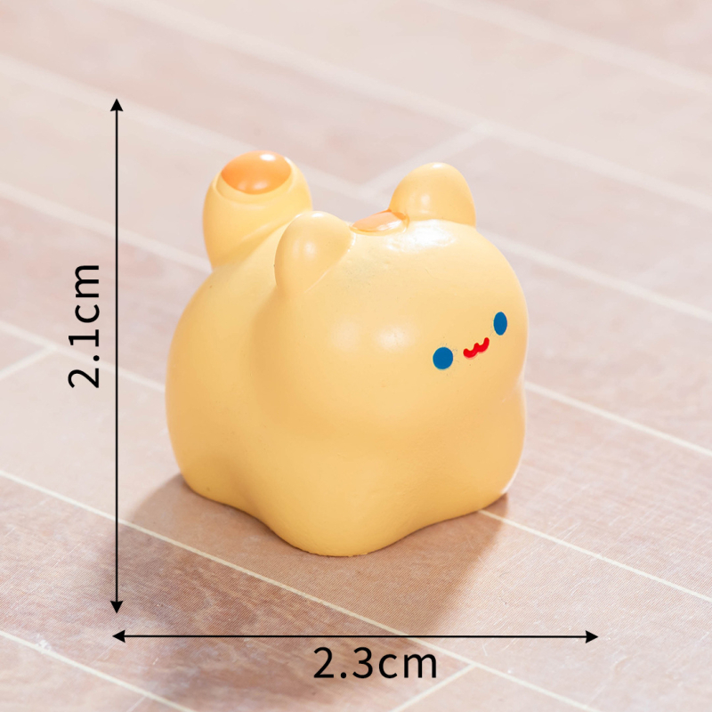 Slatka mini mačka figura od smole za stolni dekor, DIY mikro pejzažna dekoracija, izrada od smole