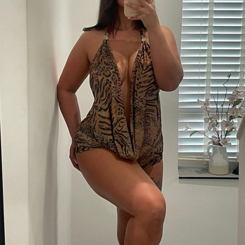 Leopard uzorak halter top i hlače do tri četvrtine, bez bora, poliester-spandeks smjesa, za sve sezone