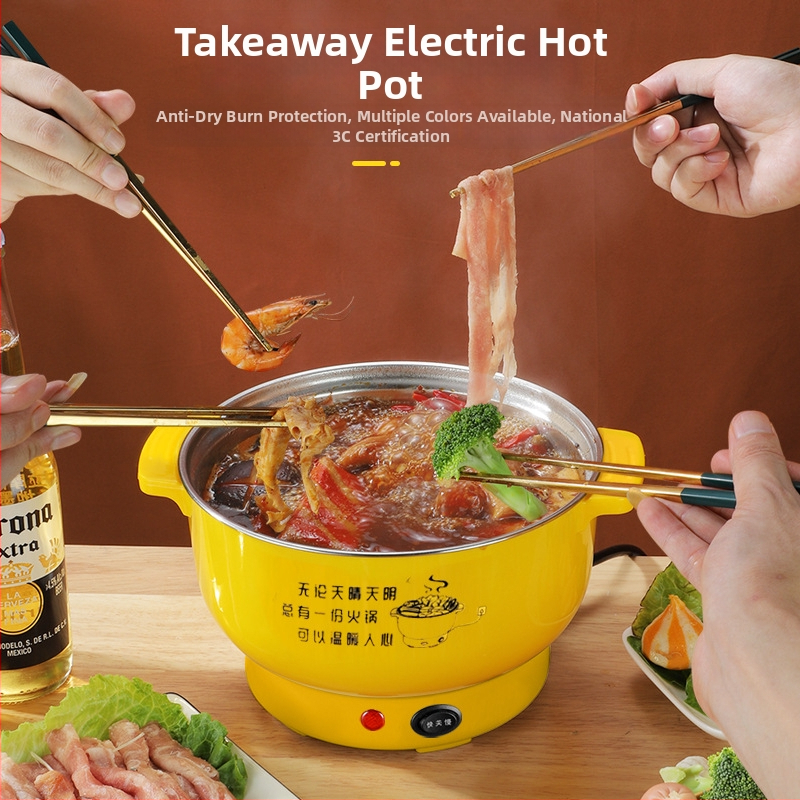 Електрическа тенджера за горещи гозби с вътрешен съд от неръждаема стомана, механично управление, бърз пара, капацитет 2,1–4 л за едно лице