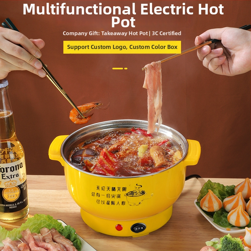 Електрическа тенджера за горещи гозби с вътрешен съд от неръждаема стомана, механично управление, бърз пара, капацитет 2,1–4 л за едно лице