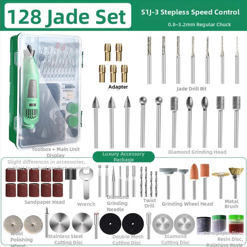 Ipari osztályú elektromos csiszológép jade és fa megmunkálásához, gravírozás és polírozás, mini fúró és lyukasztó, 5V tápegység