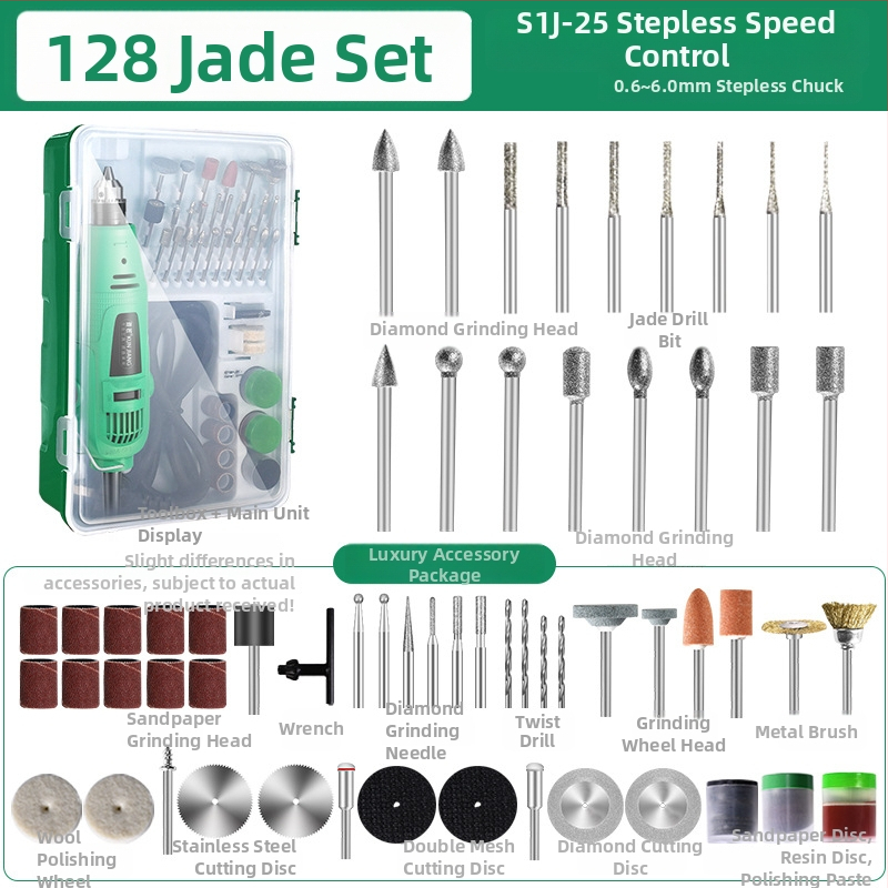 Ipari osztályú elektromos csiszológép jade és fa megmunkálásához, gravírozás és polírozás, mini fúró és lyukasztó, 5V tápegység