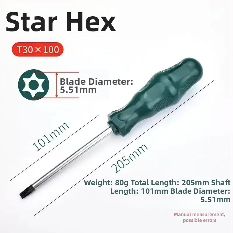 Sada Torx skrutkovačov s otvorom na zavesenie, T10–T30, chróm-vanádiová oceľ, izolované, magnetické, plastová rukoväť