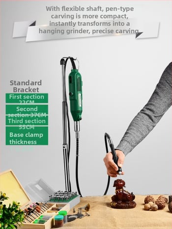 Kézben tartott elektromos csiszoló jade polírozáshoz és faszobrászathoz – kompakt készlet; Márka: Egyéb; Feszültség: Keresse fel az ügyfélszolgálatot; Alkalmazás: Keresse fel az ügyfélszolgálatot