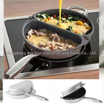 Viacúčelový hrniec s dvojitým dnom a nepriľnavým povrchom - hliník, hmotnosť 1,5 kg, hĺbka 5 cm