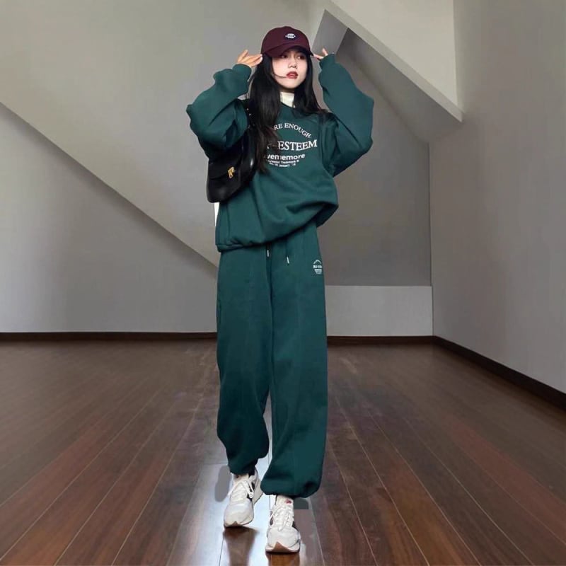 Ženski dvodijelni casual set za proljeće i jesen, korejski stil, moderan i mladenački