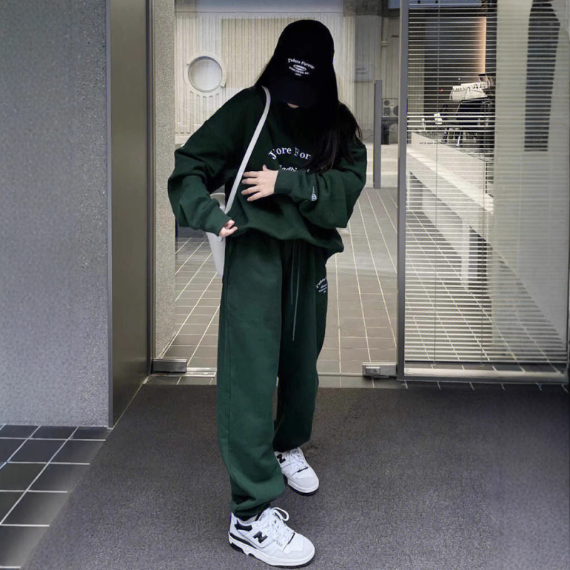 Ženski dvodijelni casual set za proljeće i jesen, korejski stil, moderan i mladenački