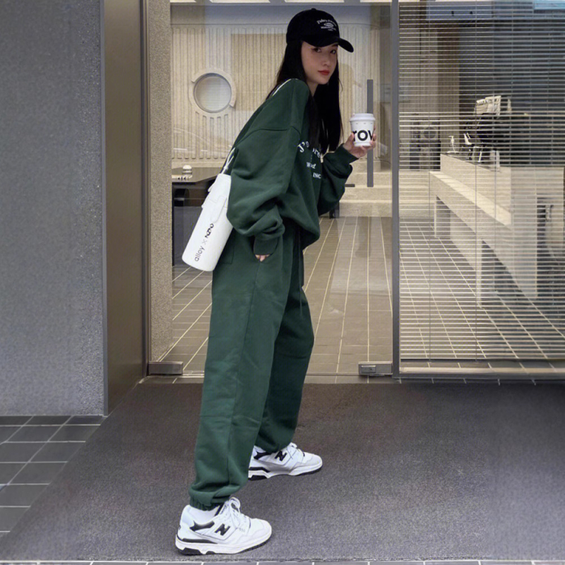 Ženski dvodijelni casual set za proljeće i jesen, korejski stil, moderan i mladenački